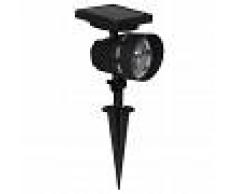 Luxbright Foco solar LED para jardín La Roche negro 45109