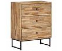 vidaXL Aparador de madera de teca reciclada 60x30x75 cm
