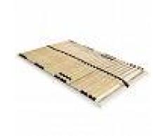 vidaXL Somier de láminas con 28 listones de 7 regiones 100x200 cm