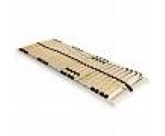 vidaXL Somier de láminas con 28 listones de 7 regiones 70x200 cm