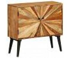 vidaXL Aparador de madera de mango maciza 85x30x75 cm