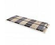 vidaXL Somier de láminas con 42 listones de 7 regiones 70x200 cm