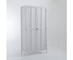 LA REDOUTE INTERIEURS Armario perchero con 2 puertas, Eugénie GRIS