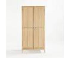 LA REDOUTE INTERIEURS Armario perchero con 2 puertas, Eugénie ROJO
