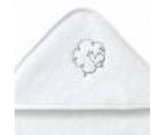 LA REDOUTE INTERIEURS Conjunto de felpa para bebé capa de baño LITTLE SHEEP BLANCO