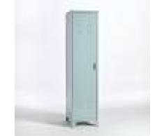 LA REDOUTE INTERIEURS Armario vestuario americano 1 puerta de metal, Hib AZUL