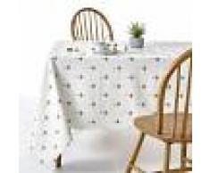 LA REDOUTE INTERIEURS Mantel estampado ÉVENTAIL BLANCO