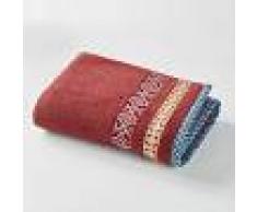 LA REDOUTE INTERIEURS Toalla de baño maxi 100% algodón EVORA NARANJA