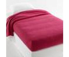 LA REDOUTE INTERIEURS Manta semifunda nórdica 350g/m² 100% lana virgen w ROSA
