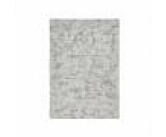 LA REDOUTE INTERIEURS Alfombra lisa con efecto envejecido 100% viscosa, Izri GRIS