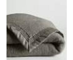 LA REDOUTE INTERIEURS Manta 600 g/m² pura lana virgen Woolmark GRIS