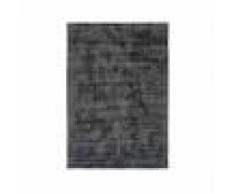LA REDOUTE INTERIEURS Alfombra XL lisa efecto envejecido 100% viscosa, Izri GRIS