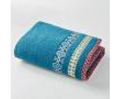 LA REDOUTE INTERIEURS Toalla de baño maxi 100% algodón EVORA AZUL