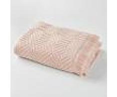 LA REDOUTE INTERIEURS Toalla de baño de felpa 450g/m² CHEVRON ROSA