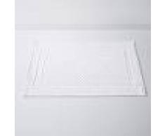 LA REDOUTE INTERIEURS Alfombra de baño lisa Calidad Best 1500g/m², Sluito BLANCO