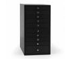 OneConcept Pompadour Joyero 10 cajones 21,5 x 40,5 x 29 cm (DTF3-Pompadour-BK)