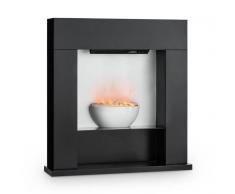 Klarstein Studio 8 chimenea eléctrica llamas LED 2000W 40m² MDF negra (FP5-Studio-8)
