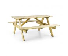 Blumfeldt Picknickerchen mesa de picnic para niños mesa de juego madera de pino (GDM9-Picknickerchen)