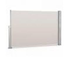 Blumfeldt Bari 320 Cortavientos Toldo lateral 300x200cm Aluminio Beis crema (HMD1-Bari-320-CS)