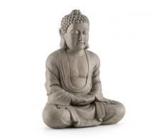 Blumfeldt Siddhartha escultura 60cm fibra de vidrio y cemento efecto piedra natural (GDMB9-Siddharta)