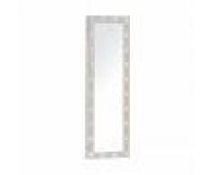 OneConcept Smilla Joyero Estuche con espejo 24 LED Soporte de pared con Cerradura Blanco (DTF2-Smilla-Wall)