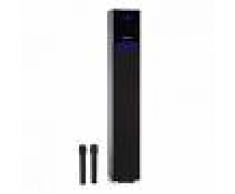 Auna Tallboy CD Bluetooth altavoz en torre karaoke CD SD USB negro (BTS17-Tallboy CD)