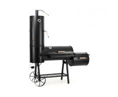 Klarstein Monstertruck barbacoa de carbón ahumador smoker 5200 cm² negro (GQ8-Monstertruck)