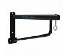 Capital Sports Robrack Soporte para cuerda de alpinismo máx. 200kg Gancho Metal Montaje en pared Negro (FIT13-Robrack)
