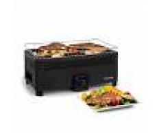 Klarstein Micro-Q 3131 Barbacoa de carbón Rectangular Rejilla de 42 x 23 cm Negro (4060656102301)