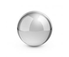 Blumfeldt Silver Globe Bola de jardín de acero inoxidable Bola decorativa V2A Alto brillo 48cm (GDW4-Silver-Globe-48)