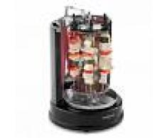 OneConcept Twist & Grill Parrilla vertical Asador kebab Rosticería 1400 W Acero inoxidable (RAC3-Twist-&-Grill)