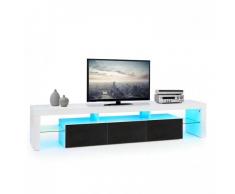 OneConcept Orlando Mueble para TV con barra de luces led de ambiente, cambio de color, mando a distancia (TSD1-Orlando)