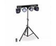 Beamz Partybar 2 Sistema completo de iluminación 100 W RVBN DMX /independiente negro (Sky-153.238)