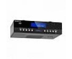 Auna KR-100 BK Radio cocina Montaje armario Bluetooth Micro USB MP3 Manos libres (CS10-KR-100 BK)