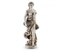 Blumfeldt Ceres estatua escultura terminación a mano 1,2m fibra de vidrio MgO efecto alabastro (GDMB9-Ceres)