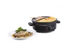 Klarstein Schwyz Plancha automática multifunción 4en1 800W Parrilla Crepera negro (TK44-SCHWYZ)