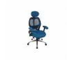 Silla de oficina ergonómica azul Ultimate v2 plus - Miliboo