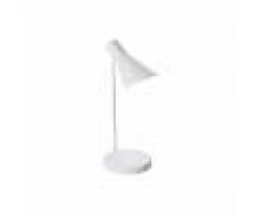 Lámpara de mesa moderna diseño metal blanco AMPLO - Miliboo