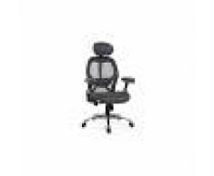 Silla de oficina ergonómica gris Ultimate v2 plus - Miliboo