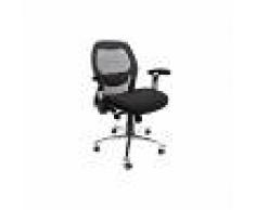 Silla de oficina ergonómica negra ULTIMATE V2 - Miliboo
