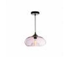 Lámpara de techo cristal transparente rosa MISTIC - Miliboo
