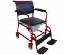 Silla Wc Con Ruedas Y Tapa Reposapiés Extraibles Y (Mobiclinic)