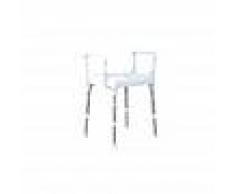 PRIM.S.A. Silla Para Wc Y Ducha Con Reposabrazos, Regulable En Altura.