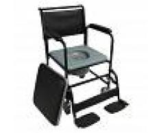 Silla Con Wc/inodoro Con Ruedas Y Tapa Reposapiés Y (Mobiclinic)