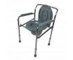 Silla Con Wc/inodoro Acero Cromado plegable Y (Mobiclinic)