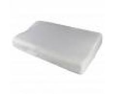 BIENESTAR SENIOR Almohada Cervical Viscoelástica 60x35 Cm Diseño Contorneado