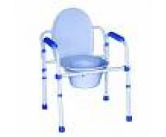 SNC HERDEGEN Silla Plegable Para El Wc De Aluminio 3 En 1