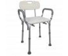 Silla De Ducha/baño Altura Regulable Y Respaldo (Mobiclinic)