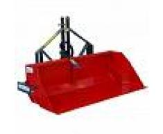 GeoTech Pala cargadora trasera para tractor GeoTech de 180 cm, serie pesada, capacidad 700 Kg