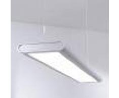 Lampenwelt.com Lámpara colgante de oficina Quirin con luces LED